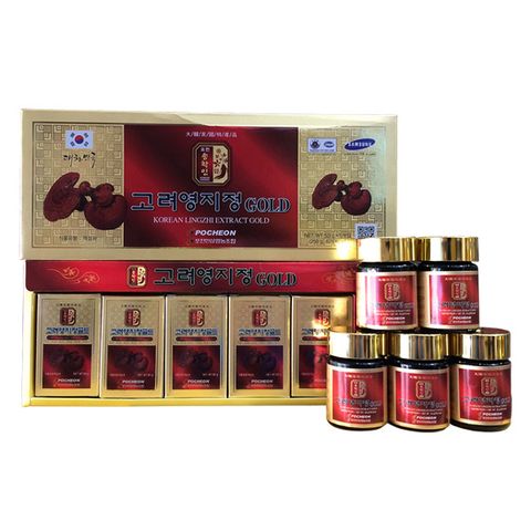 Cao linh chi Pocheon Hàn Quốc hộp 5 lọ x 50g