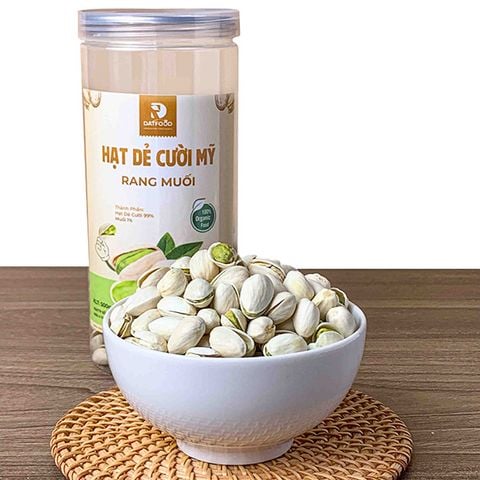 Hạt dẻ cười Mỹ rang muối Đạt Food hũ 500g