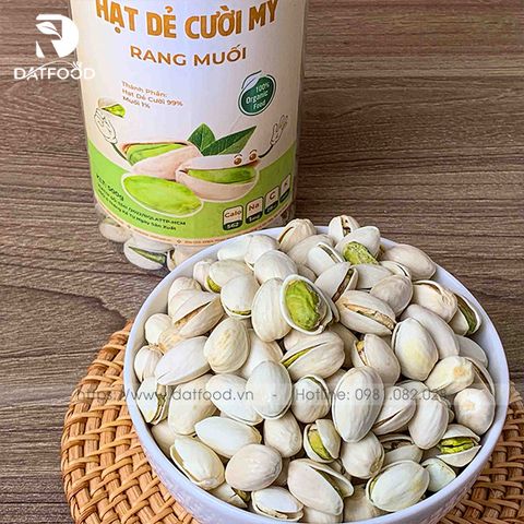 Hạt dẻ cười Mỹ rang muối Đạt Food hũ 500g