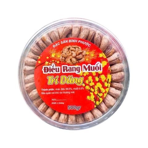 Hạt điều rang muối Bình Phước xếp hoa