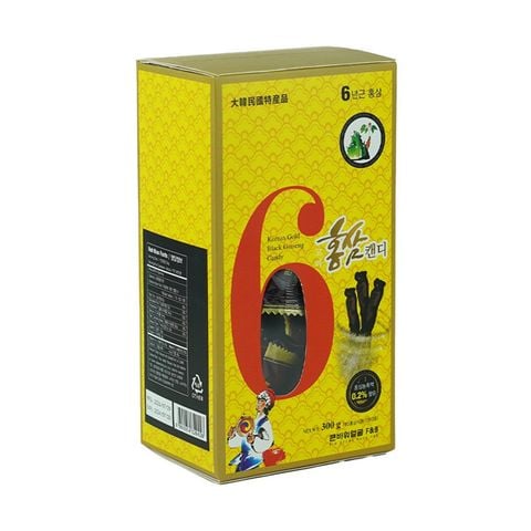 Kẹo hắc sâm F&B số 6 Hàn Quốc hộp 300g