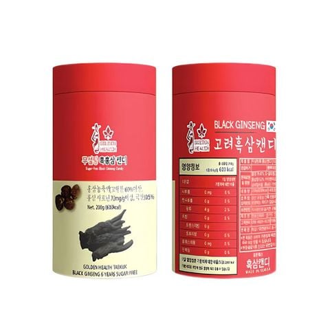 Kẹo hắc sâm không đường Golden Health Hàn Quốc