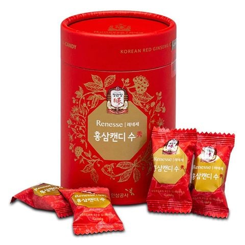 Kẹo hồng sâm KGC Hàn Quốc có đường