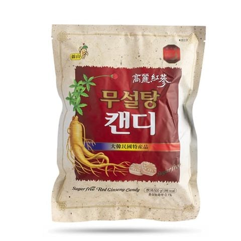 Kẹo sâm không đường Koryo Food Hàn Quốc gói 500g