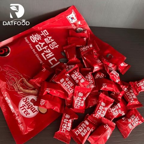 Kẹo hồng sâm không đường Samjin Hàn Quốc gói 200g