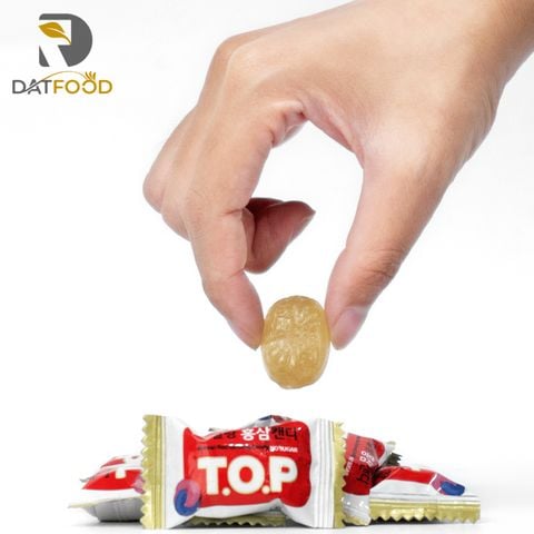 Kẹo hồng sâm không đường T.O.P Daesan Hàn Quốc gói 500g