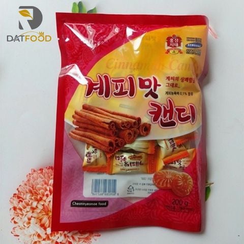 Kẹo quế cứng Hàn Quốc gói 200g