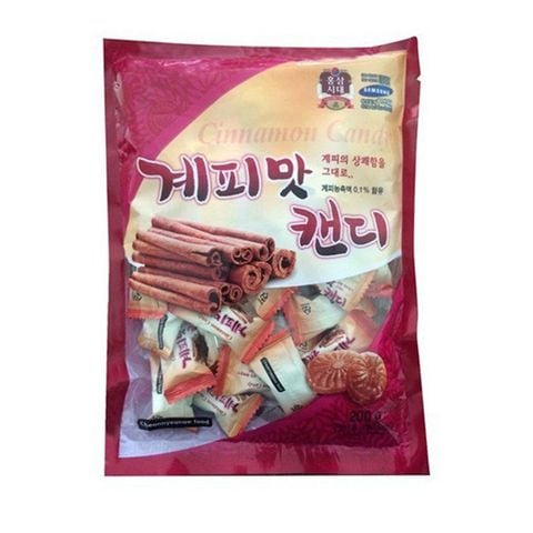 Kẹo quế cứng Hàn Quốc gói 200g
