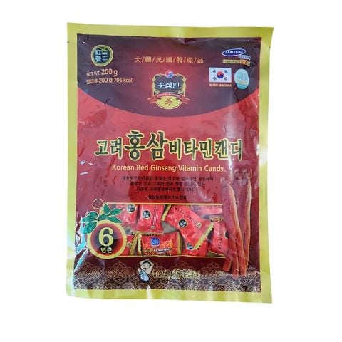 Kẹo sâm Vitamin Hàn Quốc gói 200g