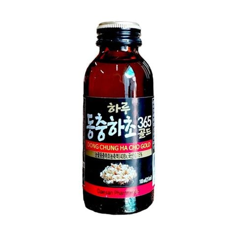 Nước đông trùng hạ thảo Daesan Gold Haru Hàn Quốc hộp 10 chai x 100ml