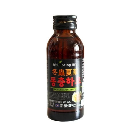 Nước đông trùng hạ thảo Dongnam Medics Hàn Quốc hộp 10 chai x 100ml