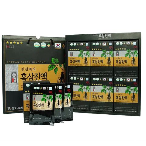 Nước hắc sâm Daesan Hàn Quốc hộp xách đen 30 gói x 70ml