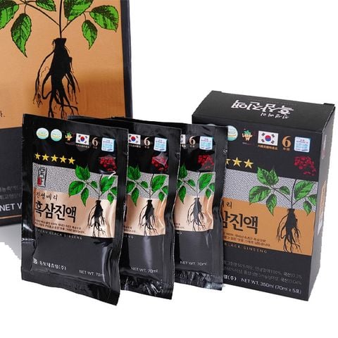 Nước hắc sâm Daesan Hàn Quốc hộp xách đen 30 gói x 70ml