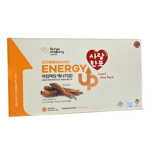Nước hồng sâm Achimmadang Energy UP Hàn Quốc hộp 30 stick x 12g