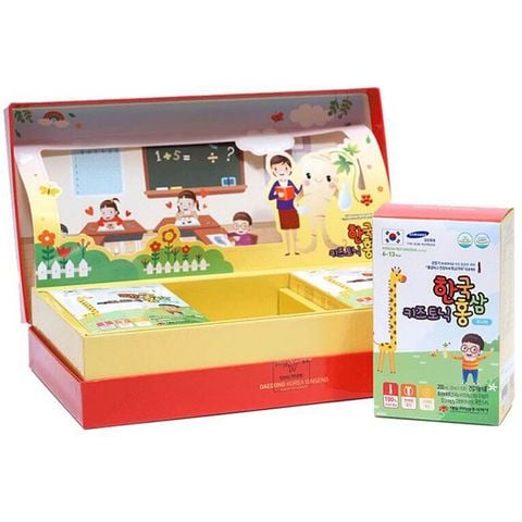 Nước hồng sâm baby Daedong Hàn Quốc 6-13 tuổi hộp 30 gói x 20ml