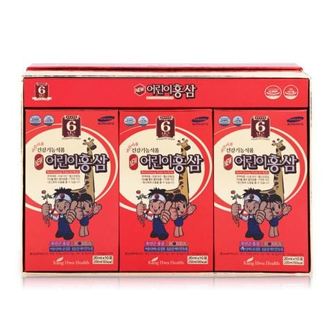 Nước hồng sâm baby hươu cao cổ KangHwa Gold Kids hộp 30 gói x 20ml