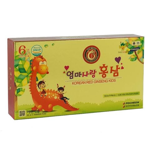 Nước hồng sâm baby Pocheon Hàn Quốc hộp 30 gói x 20ml