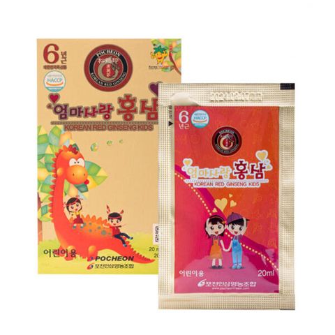 Nước hồng sâm baby Pocheon Hàn Quốc hộp 30 gói x 20ml