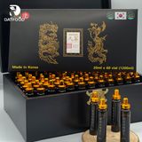 Nước hồng sâm đông trùng Hoàng Đế Hwangjejin Liquid Gold hộp gỗ 60 ống x 20ml