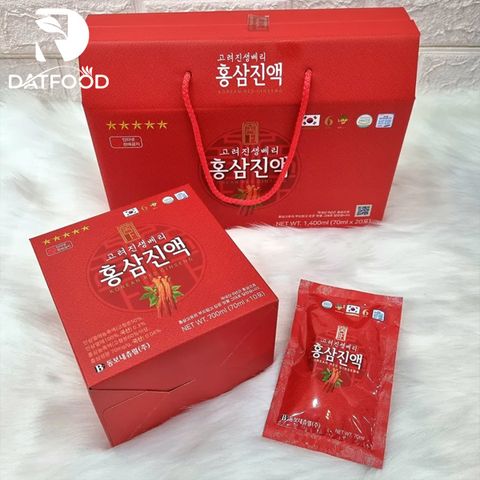 Nước hồng sâm Dongwon Hàn Quốc hộp xách đỏ 20 gói x 70ml