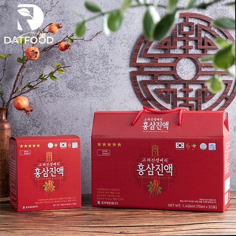 Nước hồng sâm Dongwon Hàn Quốc hộp xách đỏ 20 gói x 70ml
