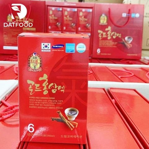 Nước hồng sâm Dream Hàn Quốc (sâm chén đỏ) hộp 30 gói x 70ml