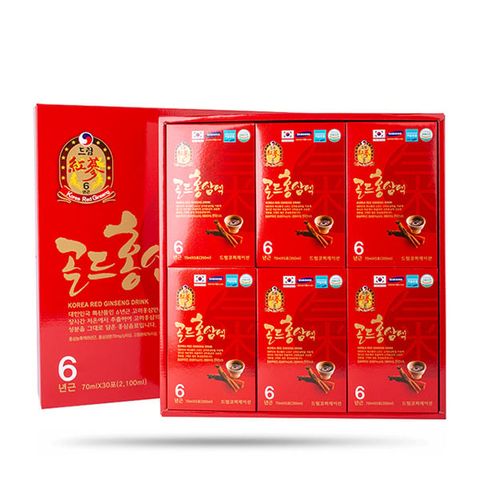 Nước hồng sâm Dream Hàn Quốc (sâm chén đỏ) hộp 30 gói x 70ml