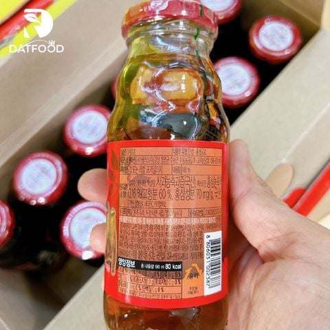 Nước hồng sâm Hoàng Đế Pure Plus Hàn Quốc hộp 12 chai x 180ml
