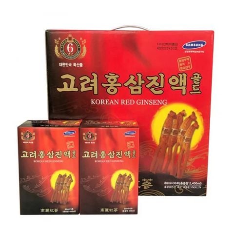 Nước hồng sâm KangHwa Hàn Quốc hộp 30 gói x 80ml