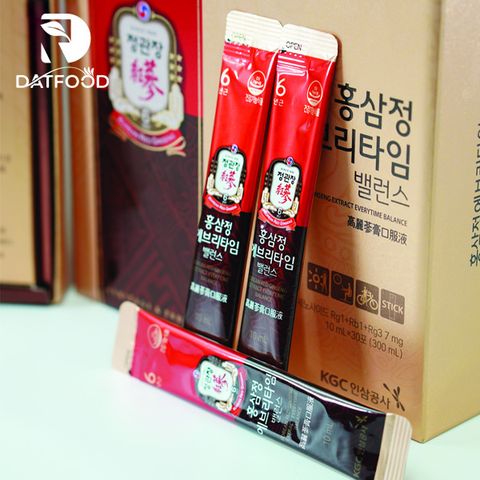 Nước hồng sâm KGC Everytime Balance Hàn Quốc hộp 30 gói x 10ml
