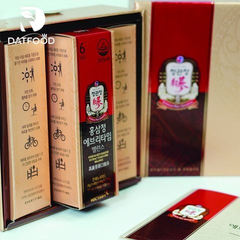 Nước hồng sâm KGC Everytime Balance Hàn Quốc hộp 30 gói x 10ml