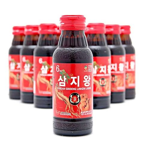 Nước hồng sâm linh chi KGS Hàn Quốc hộp 10 chai x 100ml
