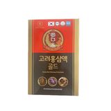 Nước hồng sâm linh chi táo đỏ Gold KGA hộp 30 gói x 70ml
