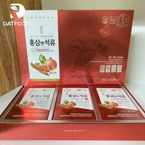 Nước hồng sâm lựu co.lla.gen Daedong Hàn Quốc hộp 30 gói x 10ml