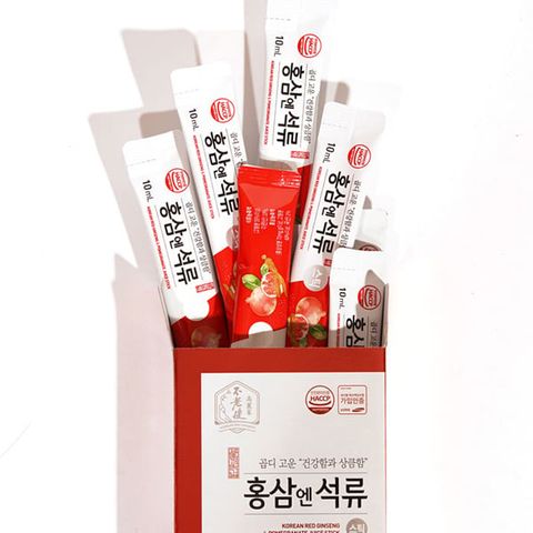 Nước hồng sâm lựu co.lla.gen Daedong Hàn Quốc hộp 30 gói x 10ml