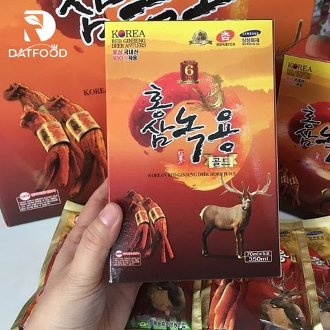 Nước hồng sâm nhung hươu Gyeongbuk Hàn Quốc hộp 30 gói x 70ml