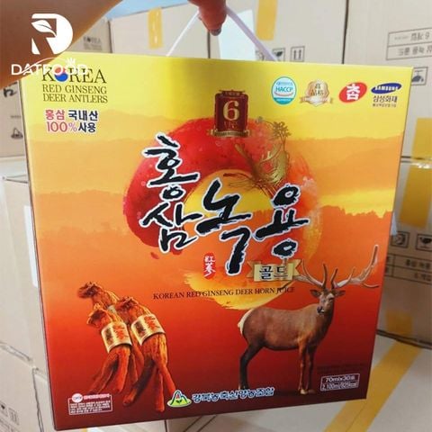 Nước hồng sâm nhung hươu Gyeongbuk Hàn Quốc hộp 30 gói x 70ml