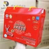 Nước hồng sâm nhung hươu linh chi Goryeo Hàn Quốc hộp 20 gói x 70ml