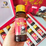 Nước hồng sâm nhung hươu Well BioTech hộp 10 chai x 100ml