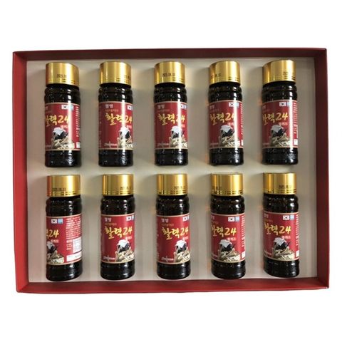 Nước hồng sâm nhung hươu Well BioTech hộp 10 chai x 100ml