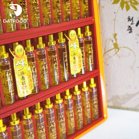 Nước hồng sâm núi Cheon Jong Tissue Hàn Quốc hộp giấy 30 ống x 20ml