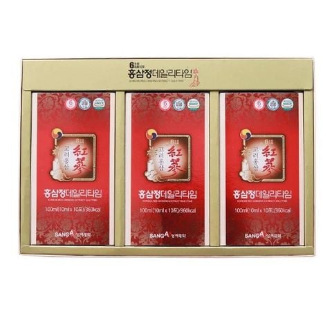 Nước hồng sâm SangA Hàn Quốc người lớn hộp 30 gói x 10ml