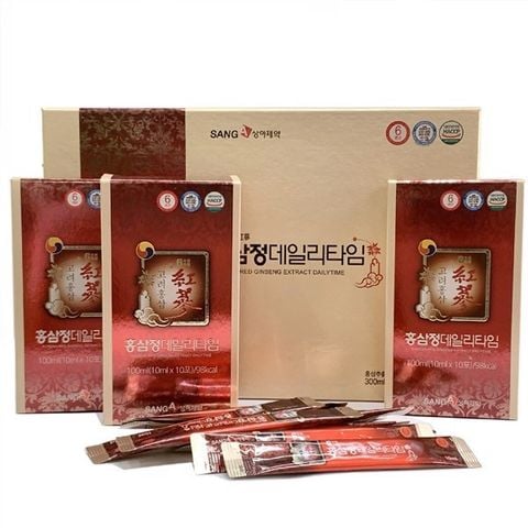 Nước hồng sâm SangA Hàn Quốc người lớn hộp 30 gói x 10ml