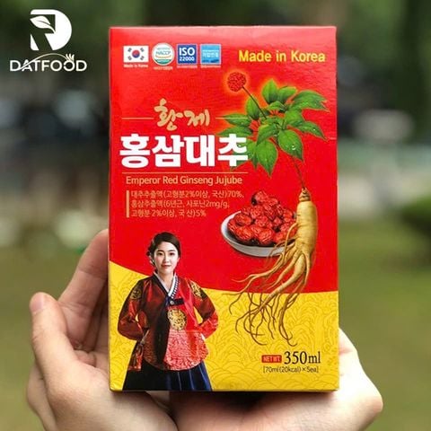 Nước hồng sâm táo đỏ Daehan Hàn Quốc hộp 30 gói x 70ml
