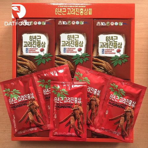 Nước hồng sâm Teawong Hàn Quốc hộp 30 gói x 70ml