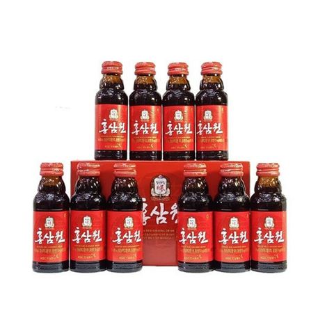 Nước hồng sâm Won KGC Hàn Quốc hộp 10 chai x 100ml