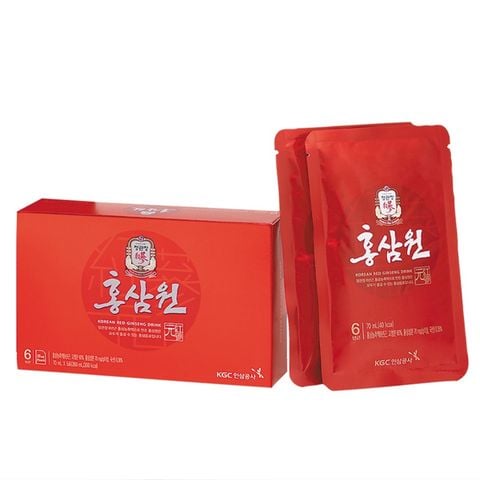 Nước hồng sâm Won KGC Hàn Quốc hộp 30 gói x 70ml