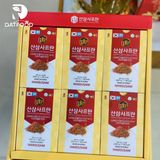 Nước hồng sâm núi nhụy hoa nghệ tây Hansusam Hàn Quốc hộp 30 gói x 50ml