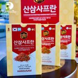 Nước hồng sâm núi nhụy hoa nghệ tây Hansusam Hàn Quốc hộp 30 gói x 50ml