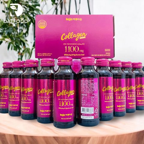 Nước uống đẹp da Collagen Koja Hàn Quốc hộp 10 chai x 100ml